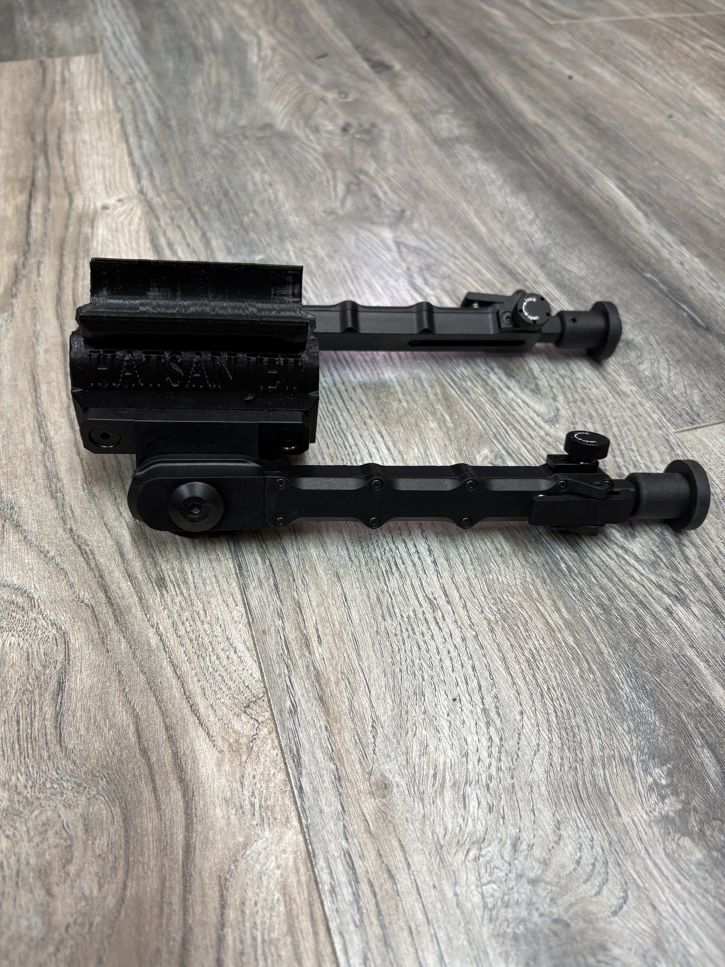 Hatsan Jet Tube clamp with M-lock mounting slots and Picatinny rail