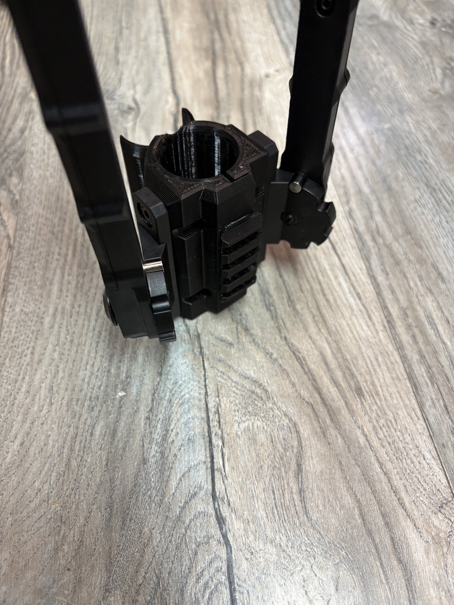 Hatsan Jet Tube clamp with M-lock mounting slots and Picatinny rail