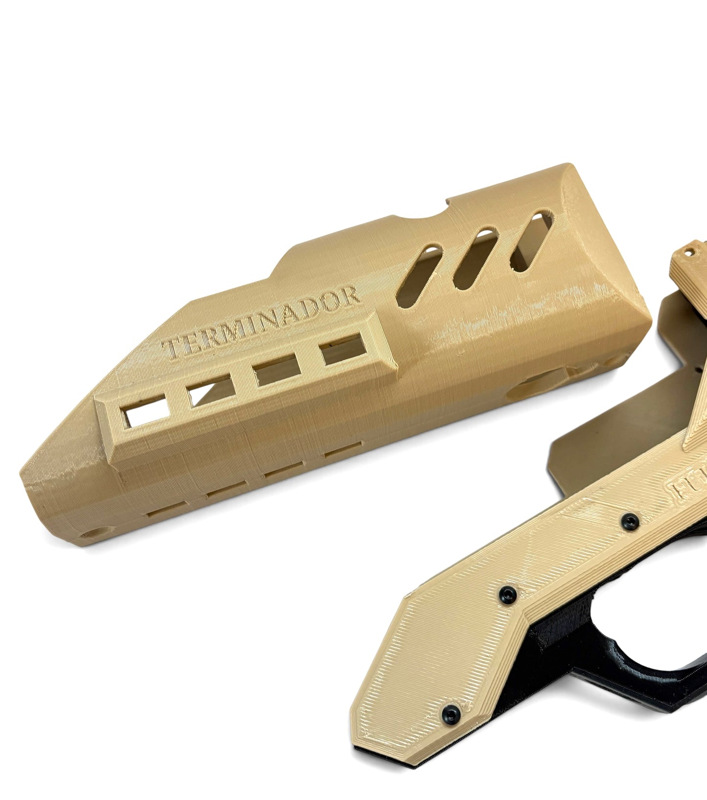 Hatsan Blitz Stock Desert Tan with bottle band