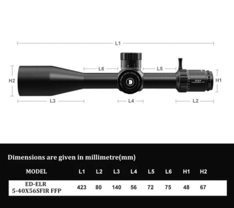 ED-ELR GEN II 5-40X56SFIR FFP