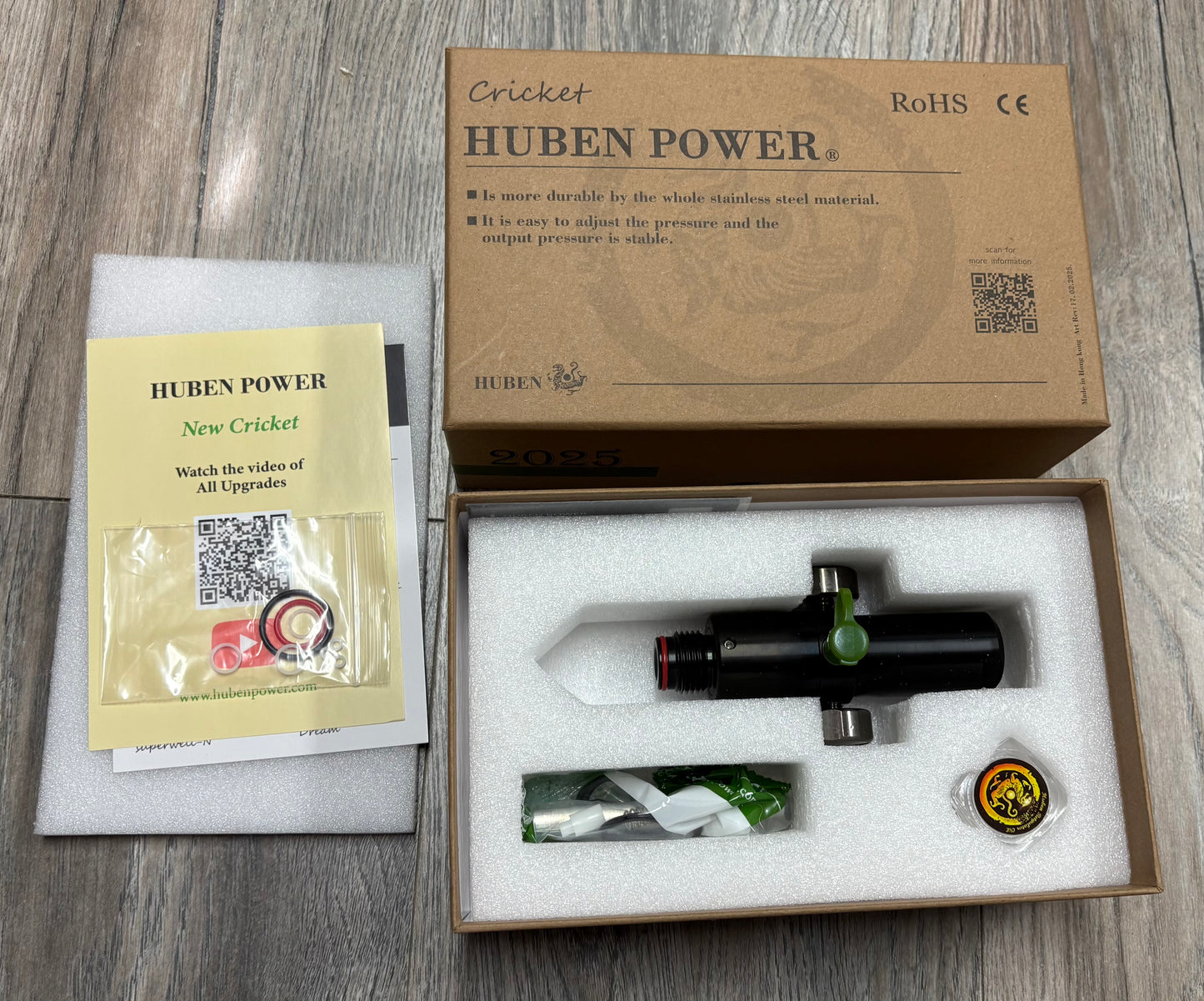 HubenPower Black Hawk-Cricket Pro Regulator M18*1.5