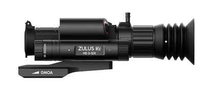 ZHD312R-V2 - ZULUS HD V2 3-12X Digital Night Vision Scope with Laser Rangefinder and Ballistic Calculator