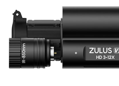 ZHD312R-V2 - ZULUS HD V2 3-12X Digital Night Vision Scope with Laser Rangefinder and Ballistic Calculator