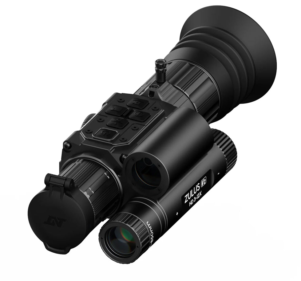 ZHD312R-V2 - ZULUS HD V2 3-12X Digital Night Vision Scope with Laser Rangefinder and Ballistic Calculator