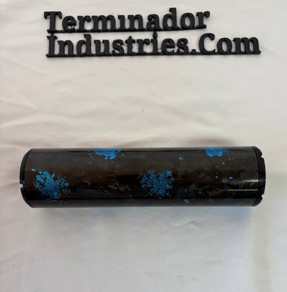 LIMITED!!! Red/Blue Carbon Fiber Eliminador Airgun Moderator