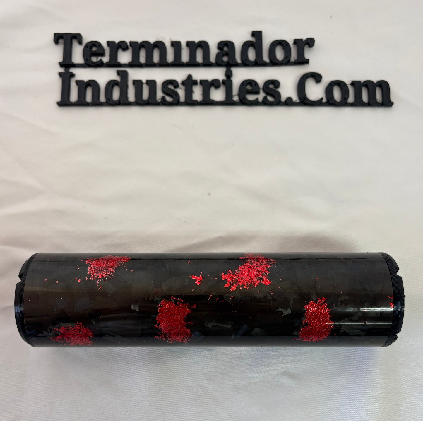 LIMITED!!! Red/Blue Carbon Fiber Eliminador Airgun Moderator