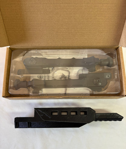 Avenge-X M lock bipod mounting system with bipod