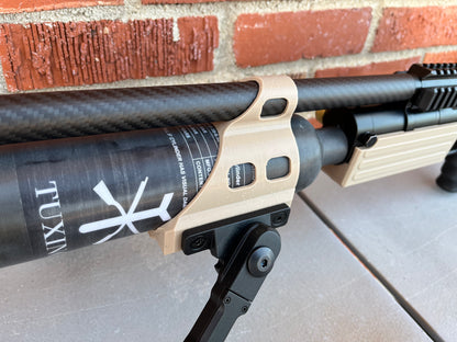 Air Venturi Alpha barrel-band with M-lock Mounting points