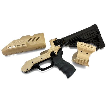 Hatsan Blitz Stock Desert Tan with bottle band