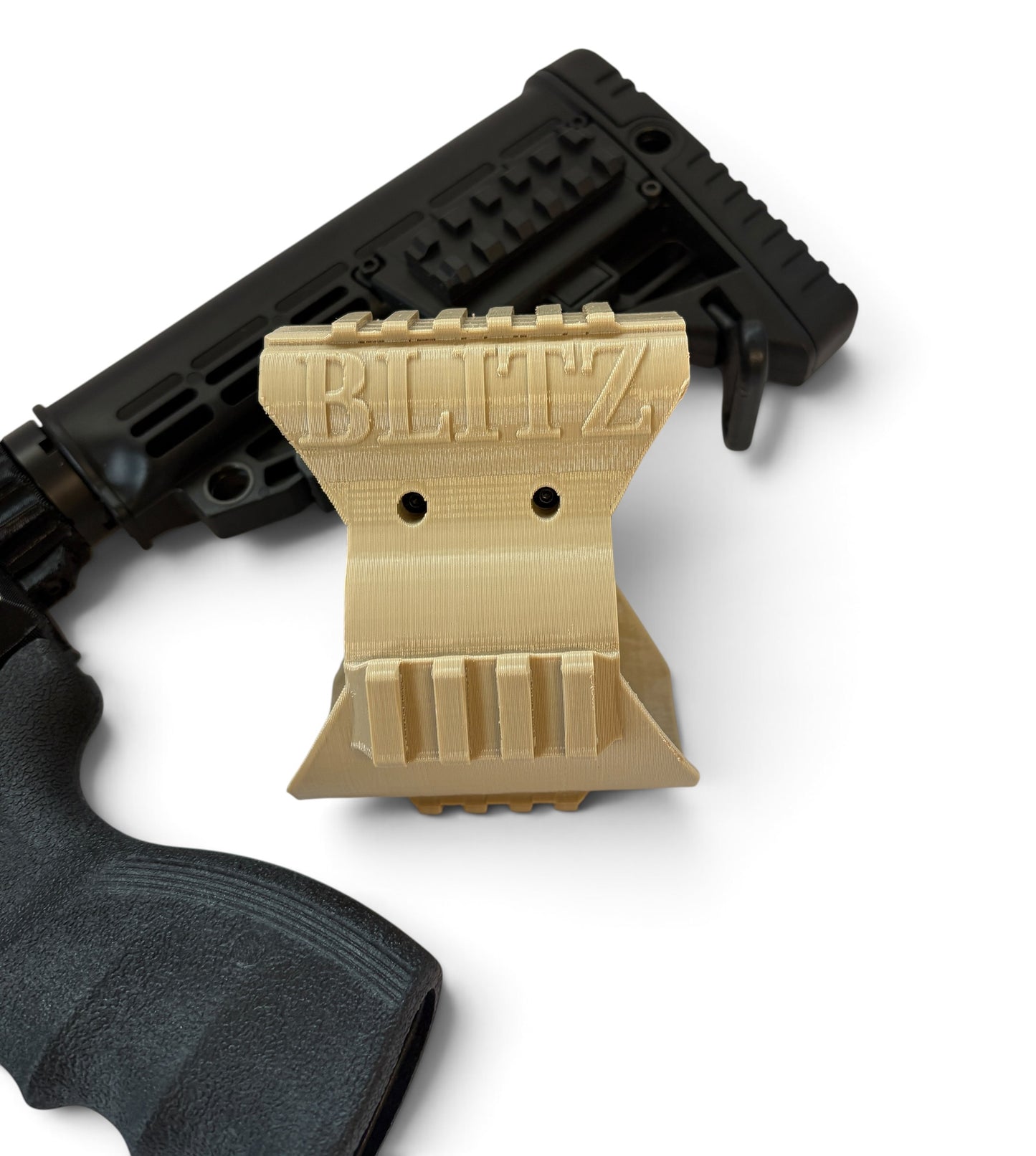 Hatsan Blitz Stock Desert Tan with bottle band