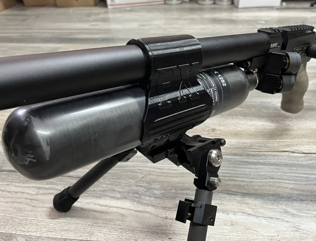 Barrel Band With Picatinny Rail For FX Panthera And Dynamic Pcp Air Rifles 60-62mm