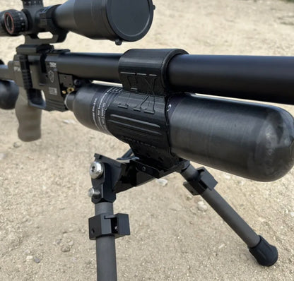 Barrel Band With Picatinny Rail For FX Panthera And Dynamic Pcp Air Rifles 60-62mm