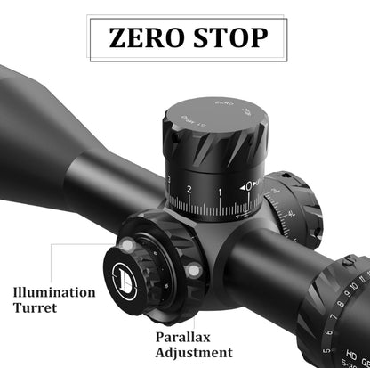 DISCOVERYOPT HD GEN-II  4-24X50 or 5-30x56 FFP First Focal Plane FFP Rifle Scope with Red Illuminated Reticle and Long Range, Zero Stop Hunting Scope