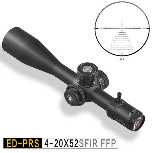 ED 4-20x52 Rifle Scope 34 mm Tube First Focal Plane